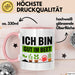 Garten Pflanzen Gärtner Tasse Geschenk Lustige Geschenkidee Spruch Ich Bin Gut Im Beet Rosa Trendation