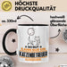 Katzenbetreuer Geschenk Tasse So Gut Kann Nur Ein Katzenbetreuer Aussehen Geschenkidee Kaffee-Becher Schwarz Trendation