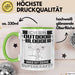 Outdoor-Blogger Tasse Geschenk für Outdoor-Blogger Geburtstag Lustiger Spruch Kaffee-Becher Was Ist Deine Superkraft Grün Trendation