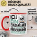 Fliesenleger Ausbildung Tasse Geschenk Ich Bin Fliesenleger In Der Ausbildung Ich Darf Das Geschenkidee Spruch Rot Trendation