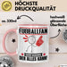 Fußballfan Tasse Geschenk für Fußballfan Der Mann Der Alles Kann Geschenkidee zum Geburtstag Rosa Trendation