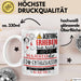 EDM-Enthusiastin Tasse Geschenk Lustiger Spruch Bitte Erheben Sie Sich Seine Majestät Die EDM-Enthusiastin Betritt Den Raum Weiß Trendation