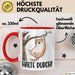 Katze Spatz Tasse Geschenk Grafik Halte Durch Geschenkidee Kaffee-Becher Rot Trendation