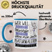 Naturmalerin Tasse Geschenk Spruch Wer Will Schon Prinzessin Sein Wenn Man Auch Naturmalerin Sein Kann Blau Trendation