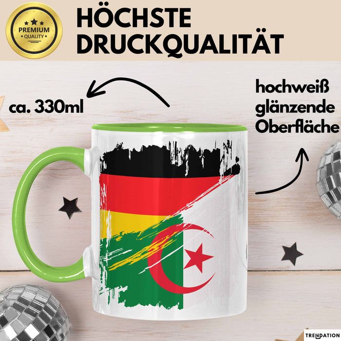 Pakistan Deutschland Flagge Halb Deutscher Halb Pakistaner Fußball Germany 2025 Europa Pakistan Grün Trendation