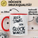 Sarkastischer Sarkasmus Tasse Geschenk Lustige Geschenkidee Spruch Aber Sowas Von Glück Wunsch Rot Trendation