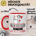 Musikverlegerin Geschenk Tasse Becher Die Frau Die Allen Kann Geschenkidee für eine Musikverlegerin Lustig Rot Trendation