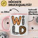 Wilde Tiere Tasse Geschenk Lustige Geschenkidee Spruch Wild Rosa Trendation