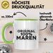 Maren Tasse Original 100% Maren Geschenk Grün Trendation