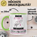 Straßenmusikerin Tasse Geschenk Becher Stark Attraktiv Furchtlos Straßenmusikerin Lustige Geschenkidee Grün Trendation