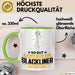 Slackliner Geschenk Tasse So Gut Kann Nur Ein Slackliner Aussehen Geschenkidee Kaffee-Becher Grün Trendation