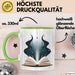 Selbsthilfe Fan Tasse Geschenkidee für Wachstums Suchender Grün Trendation