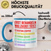 Rettungsdienst Notfallsanitäter Tasse Geschenk Lustige Geschenkidee Spruch Erst Behandeln Was Zuerst Tötet Blau Trendation
