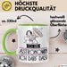 Geschenk für Astronomin Tasse Lustige Geschenkidee Geburtstag Ich Bin Astronomin Ich Darf Das Grün Trendation