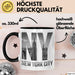 New York City USA Tasse Geschenk Lustige Geschenkidee Spruch Trendation