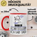 Geschenk für Schriftstellerin Tasse Lustige Geschenkidee Geburtstag Ich Bin Schriftstellerin Ich Darf Das Rot Trendation