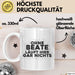 Beate Tasse Ohne Beate Laeuft Hier Gar Nichts Geschenk Weiß Trendation