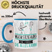 Musikerziehung Geschenk Tasse Becher Die Frau Die Allen Kann Geschenkidee für eine Musikerziehung Lustig Blau Trendation