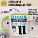 Digga Ich Bin 11 Tasse Jungs Geschenk 11. Geburtstag Lustig Grün Trendation