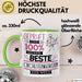 Beste Orchestermusikerin Der Welt Tasse Geschenk für Eine Orchestermusikerin Geprüft Und Sicher Geschenkidee Geburtstag Weihnachten Grün Trendation