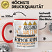 Ringerin Tasse Geschenk Lustig Abstand Halten Hochleistungs-Ringerin Mit Drang Zur Perfektion Bei Der Arbeit Rot Trendation
