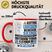 Outdoor-Yoga-Lehrer Geschenk Tasse Lustiger Spruch Erheben Sie Sich Der Outdoor-Yoga-Lehrer Betritt den Raum Rot Trendation