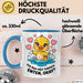 Quietscheente Tier Tasse Geschenk Lustige Geschenkidee Spruch Ich Mag Halt Einfach Enten, Ok Blau Trendation