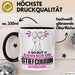 Stiefcousin Geschenk Tasse So Gut Kann Nur Ein Stiefcousin Aussehen Geschenkidee Kaffee-Becher Schwarz Trendation