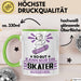 Skater Geschenk Tasse So Gut Kann Nur Ein Skater Aussehen Geschenkidee Kaffee-Becher Grün Trendation