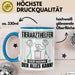 Tierarzthelfer Tasse Geschenk für Tierarzthelfer Der Mann Der Alles Kann Geschenkidee zum Geburtstag Blau Trendation