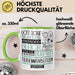 Tierheimmitarbeiterin Geschenk Becher Tasse Gott Schuf Alle Menschen Gleich Nur Die Besten Durfeten Tierheimmitarbeiterin Werden Geschenkidee Lustig Grün Trendation