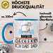 Geschenk für Seglerin Tasse Lustige Geschenkidee Geburtstag Ich Bin Seglerin Ich Darf Das Blau Trendation