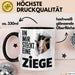 Ziegenbauer Ziegen Tier Tasse Geschenk Lustige Geschenkidee Spruch In Mir Steckt Eine Ziege Trendation