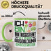 Diätassistent Ausbildung Tasse Geschenk Ich Bin Diätassistent In Der Ausbildung Ich Darf Das Geschenkidee Spruch Grün Trendation