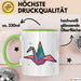 Origami Fan Tasse Geschenk Lustige Geschenkidee Spruch Für Papier Künstler Grün Trendation