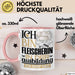 Fleischerin Ausbildung Start Geschenk Tasse Ich Bin Fleischerin In Der Ausbildung Ich Darf Das Kaffee-Becher Geschenkidee Rosa Trendation