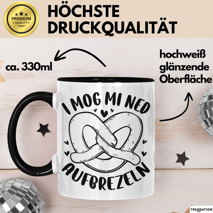 Oktober Tasse Geschenk I Mog Mi Ned Aufbrezeln Geschenkidee Becher Trendation