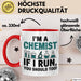 Chemiker Chemielehrer Tasse Geschenk Lustige Geschenkidee Spruch Ich Bin Chemiker Wenn Ich Renne Solltest Du Es Auch Tun Rot Trendation