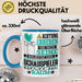 Schauspieler Geschenk Tasse Lustiger Spruch Erheben Sie Sich Der Schauspieler Betritt den Raum Blau Trendation