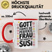 Susi Tasse Geschenk Gott Formte Die Perfekte Frau Susi Geschenkidee Rot Trendation