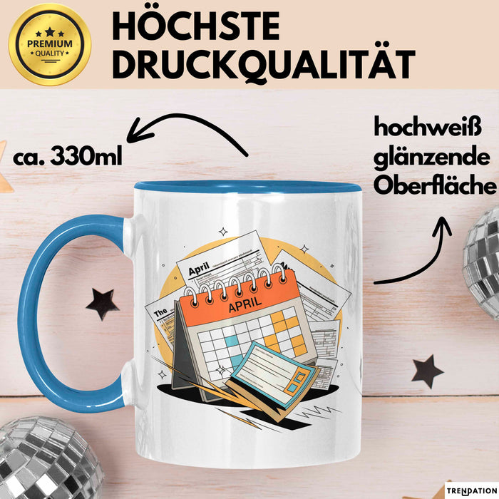 Steuerberater Tasse Geschenk Lustige Geschenkidee Spruch Für Steuer Saison Profis Blau Trendation