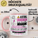 Karatesportlerin Tasse Geschenk Lustiger Spruch Bitte Erheben Sie Sich Seine Majestät Die Karatesportlerin Betritt Den Raum Rosa Trendation
