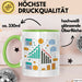 Ökonom Tasse Geschenkidee für Marktanalysten Grün Trendation