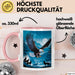 Adler Vogel Tasse Geschenk Lustige Geschenkidee Spruch Rosa Trendation
