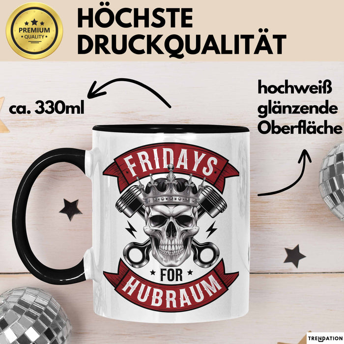 Automechaniker Tasse Geschenk Fridays For Hubraum Techniker Trendation