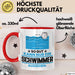 Schwimmer Geschenk Tasse So Gut Kann Nur Ein Schwimmer Aussehen Geschenkidee Kaffee-Becher Rot Trendation