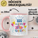 100. Geburtstag Tasse Geschenk Männer Frauen Lustig Alles Gute Zum Geburtstag 100er Geburtstags Grüße Geschenkidee Rosa Trendation