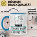 Geschenk für Tierkunst-Malerin Tasse Lustige Geschenkidee Geburtstag Ich Bin Tierkunst-Malerin Ich Darf Das Blau Trendation