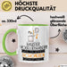 Haustier-Modedesignerin Weil Es Keinen Schöneren Beruf Gibt Tasse Geschenk für Eine Haustier-Modedesignerin Lustig Grün Trendation