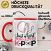 KPop Tasse Geschenk Just a Girl Who Loves KPop Spruch Geschenkidee Rot Trendation